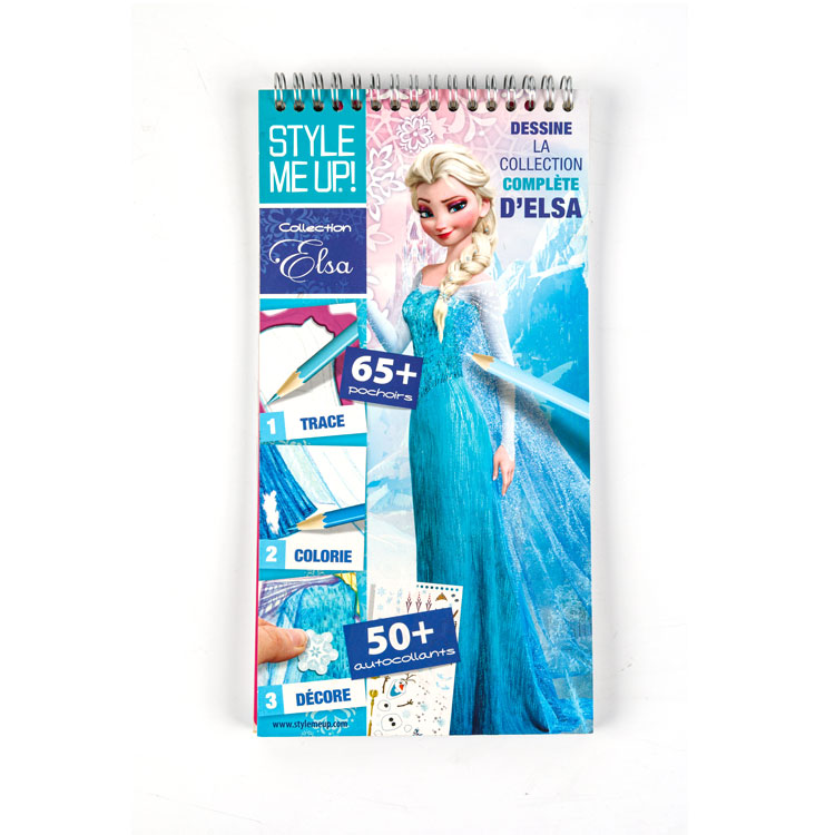 Sketch Book-Top Spiral Book Ice Queen