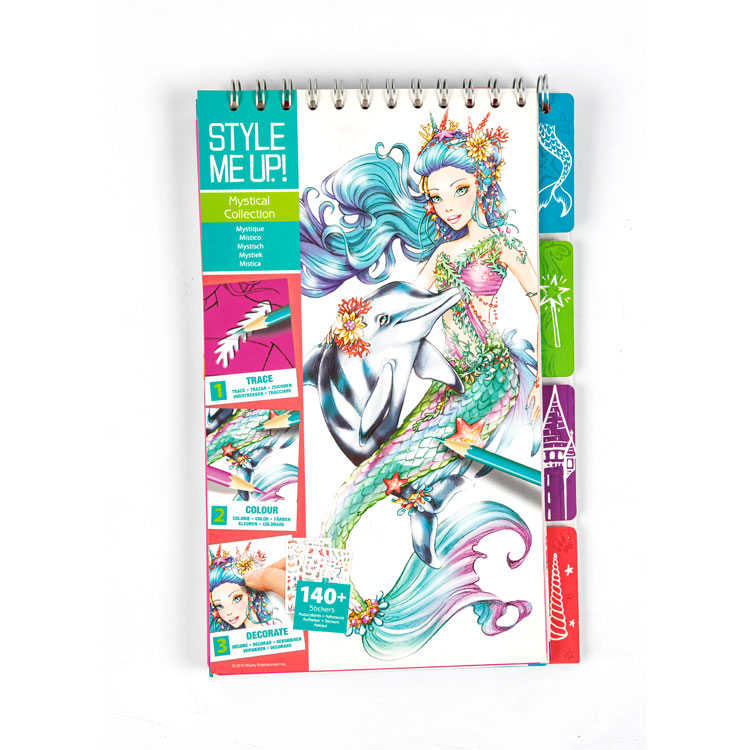 Carnet de croquis - Top Spiral Book Mermaid