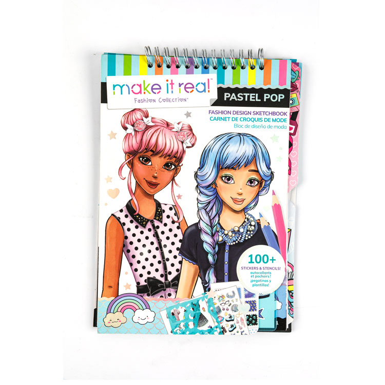 Sketch Book-Top Spiral Book Petite Fille